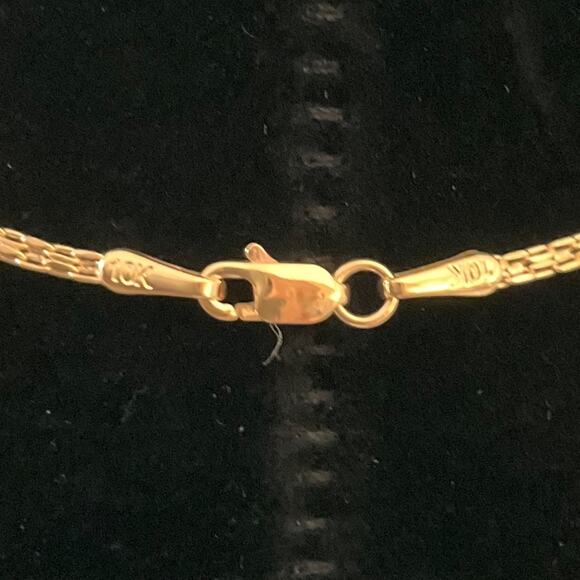 STUNNING 10K SOLID GOLD BISMARK NECKLACE BRAND NEW 22” 2mm- Item# 212 - Picture 6 of 7